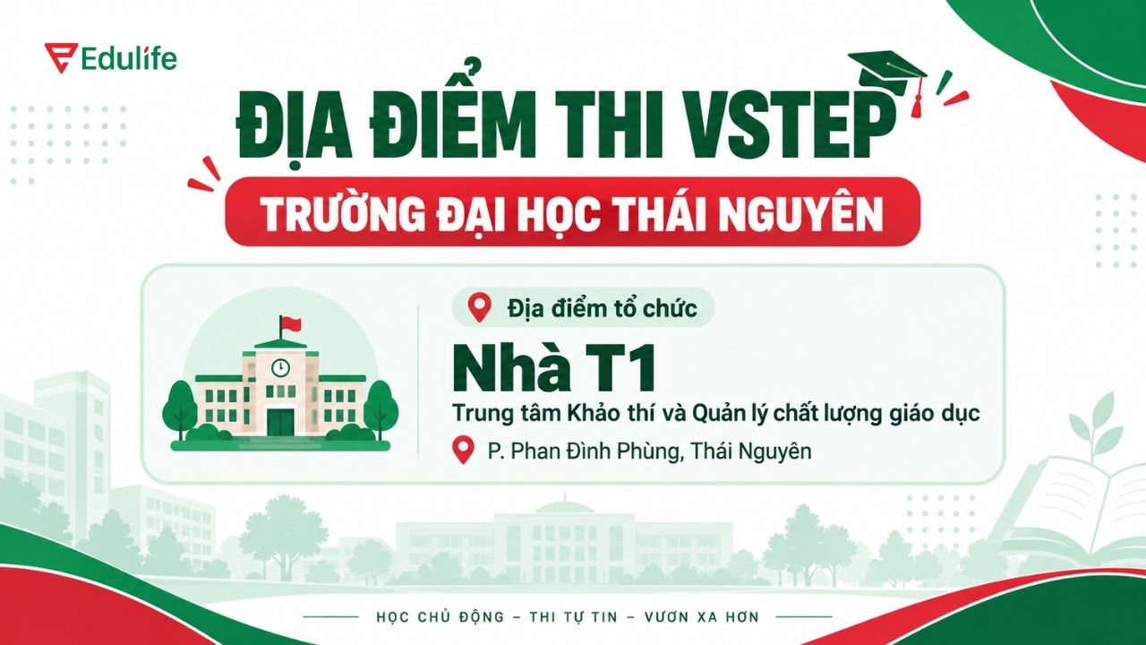 Địa điểm thi VSTEP trường Đại học Thái Nguyên