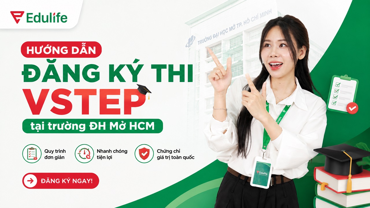 Hướng dẫn đăng ký thi VSTEP tại trường ĐH Mở HCM