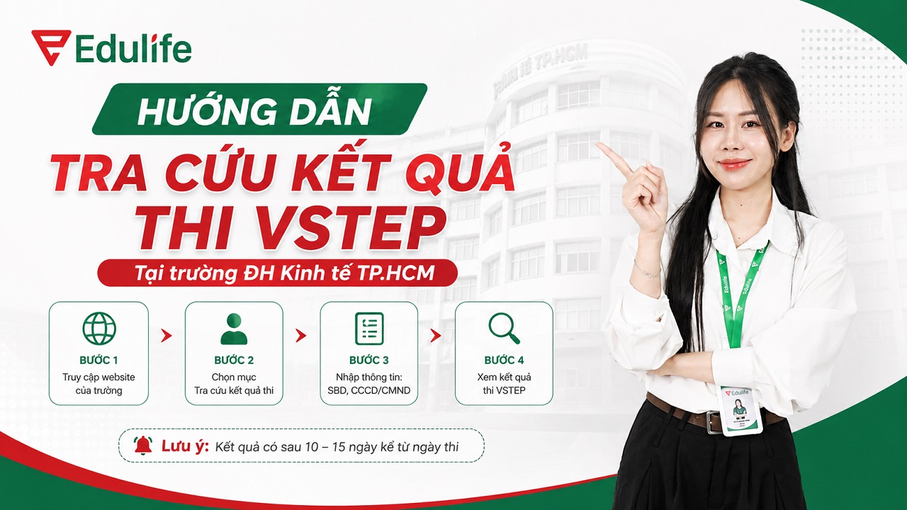 Hướng dẫn tra cứu kết quả thi VSTEP tại trường ĐH Kinh tế TPHCM