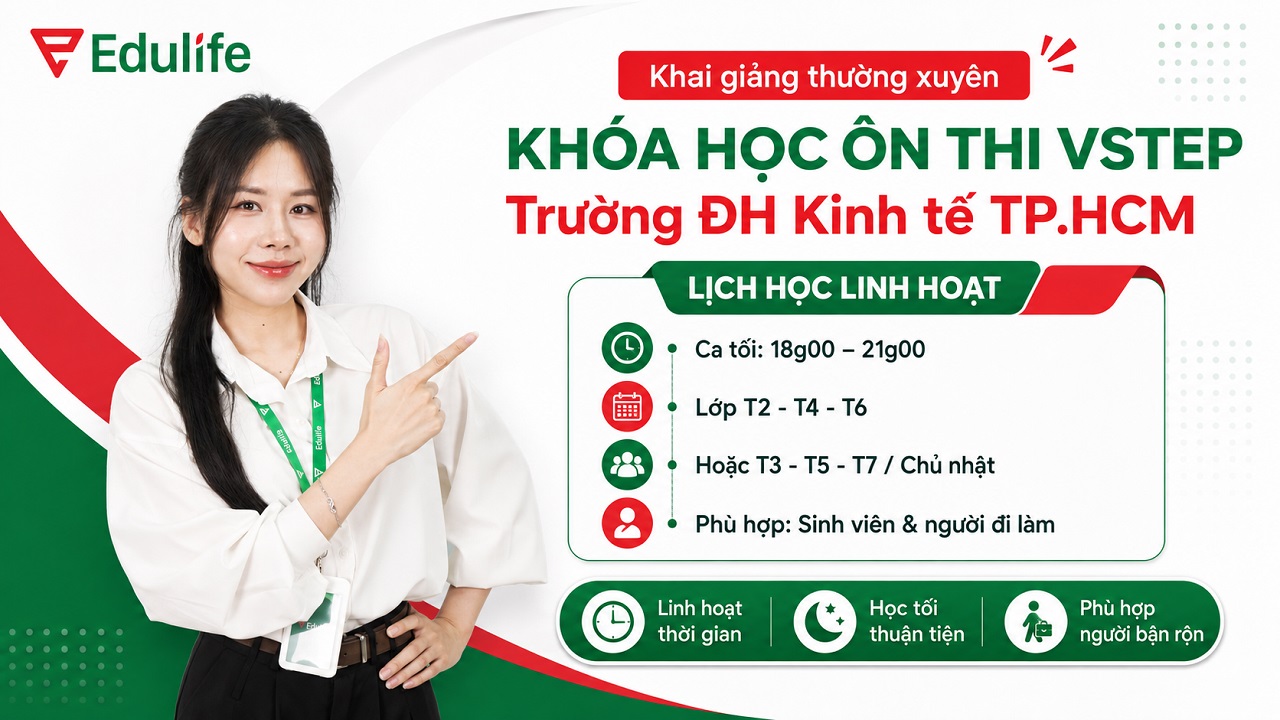 Khóa học ôn thi VSTEP tại trường ĐH Kinh tế TPHCM
