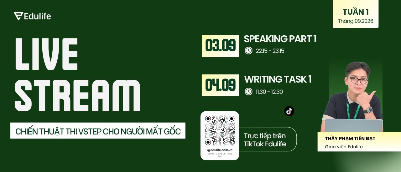 Lịch livestream tuần 1 tháng 9