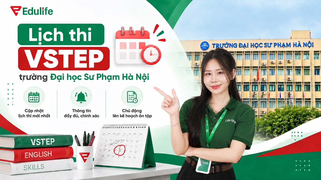 Cập nhật lịch thi VSTEP năm 2026 trường Đại học Sư phạm Hà Nội