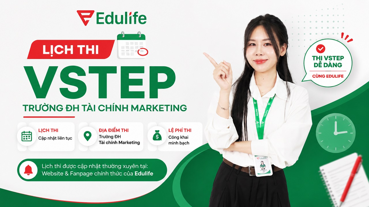 Lịch thi VSTEP trường ĐH Tài chính Marketing