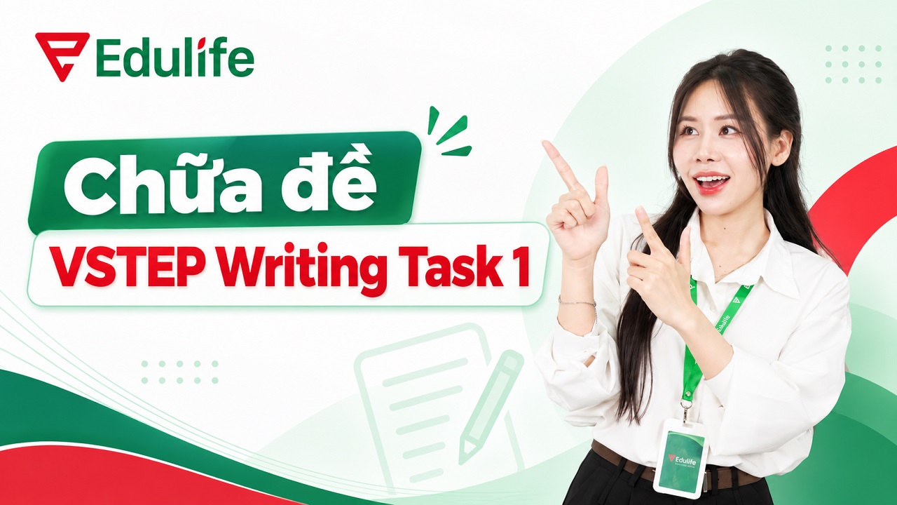 Hướng dẫn giải đề VSTEP Writing task 1
