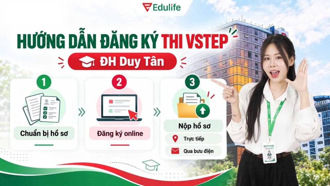 Hướng dẫn đăng ký thi VSTEP tại trường Đại học Duy Tân