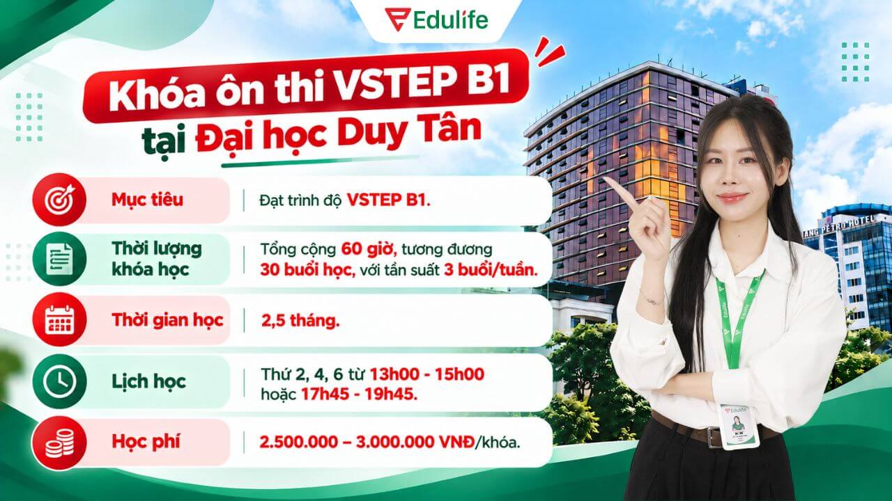Review khóa ôn thi VSTEP tại trường Đại học Duy Tân