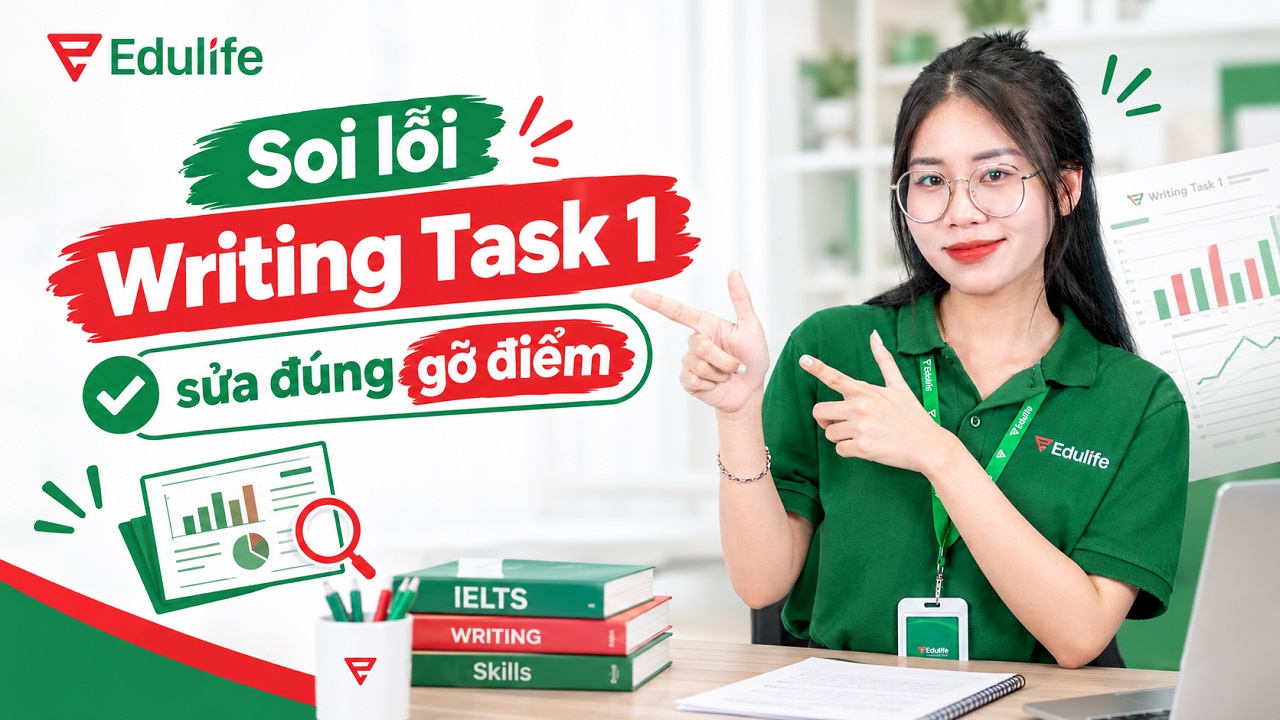 Soi lỗi Writing Task 1 sửa đúng gỡ điểm